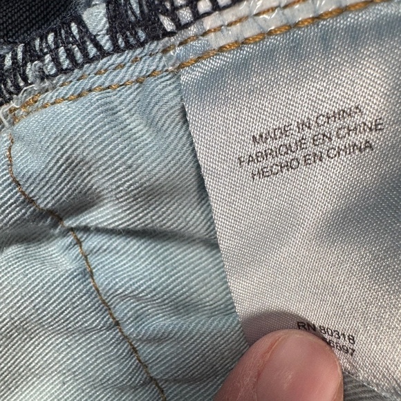 Lucky Brand Jeans Mens 42 Blue 110 Slim Straight Dark Wash Stretch - Picture 5 of 15